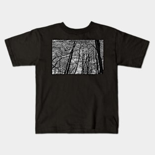 Monochrome forest Kids T-Shirt